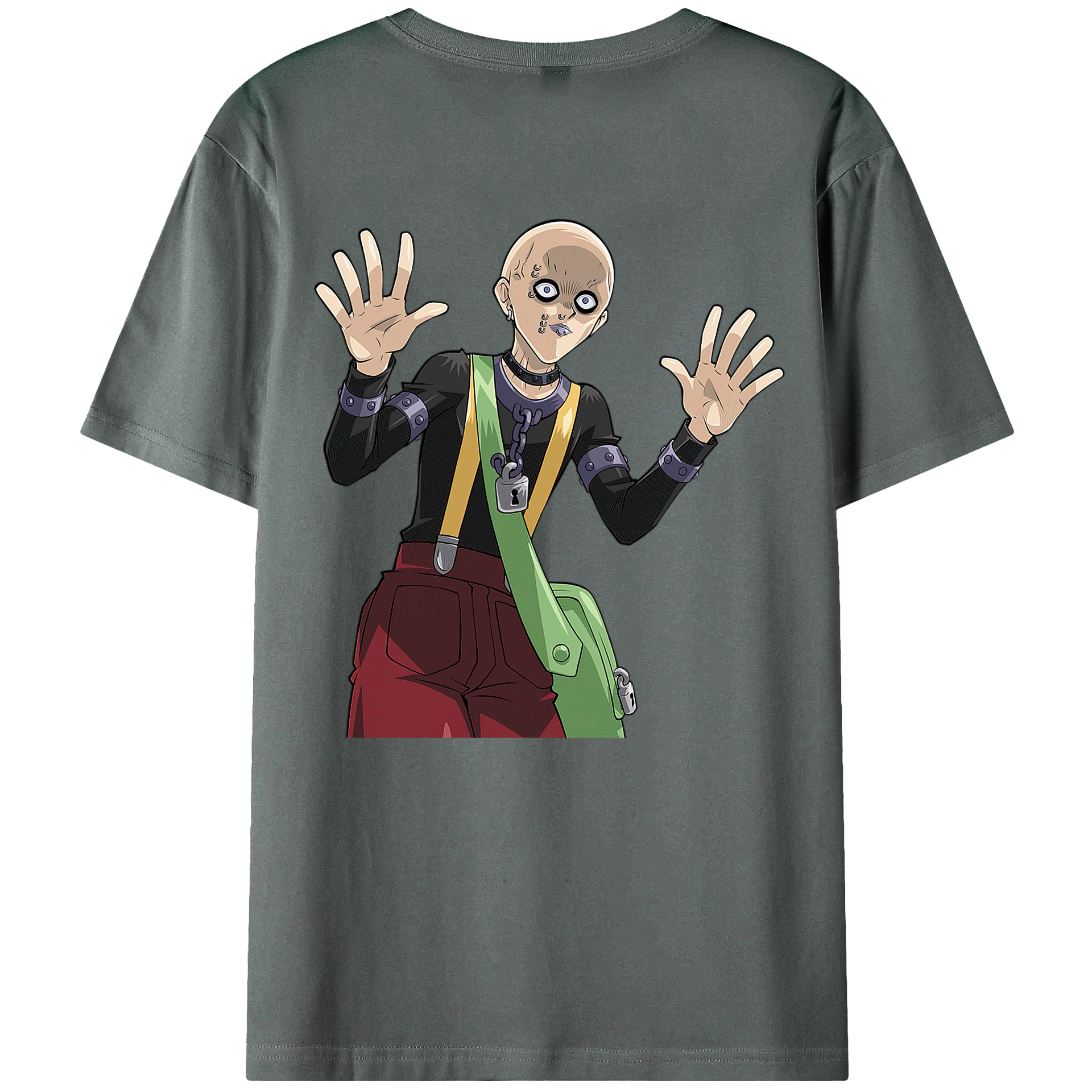 （画像用） 遊☆戯☆王 Yu-Gi-Oh! 綿100％ メンズ半袖Tシャツ（バックプリント） 通気性